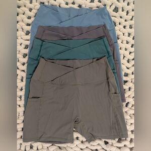 Women's Multi-Color High-Waisted Shorts